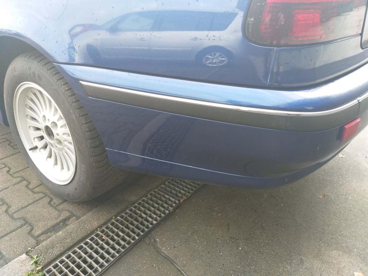 BMW 5er E39 original Stoßstange Stossfänger hinten Limousine 276 Avusblau Bj.1997